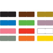 Barkley Compatible Solid Color Labels, Laminated Stock, 1/2